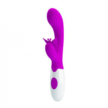 VIBRADOR BESO DE MARIPOSA PRETTY LOVE