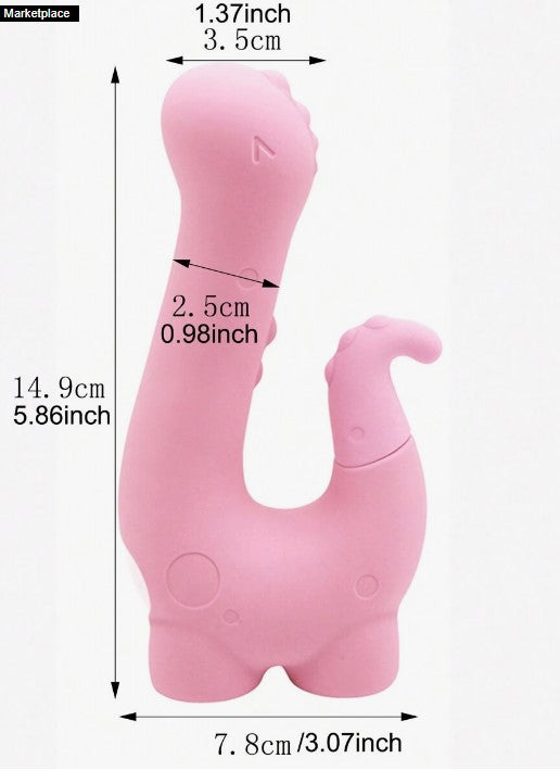 DINOSAURIO VIBRADOR Y SUCCIONADOR