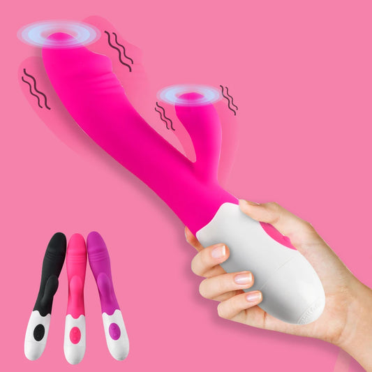 VIBRADOR PUNTO G Y ESTIMULADOR DE CLITORIS