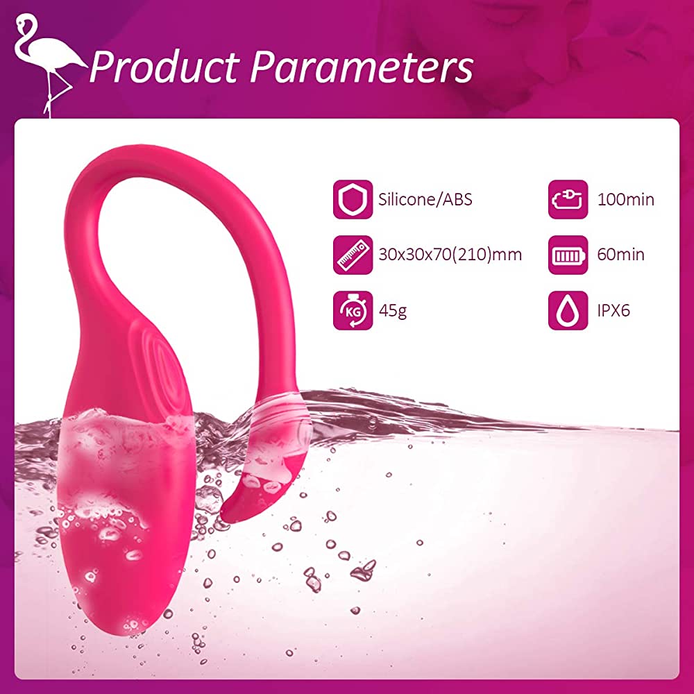 VIBRADOR FLAMINGO DE USO INTERNACIONAL