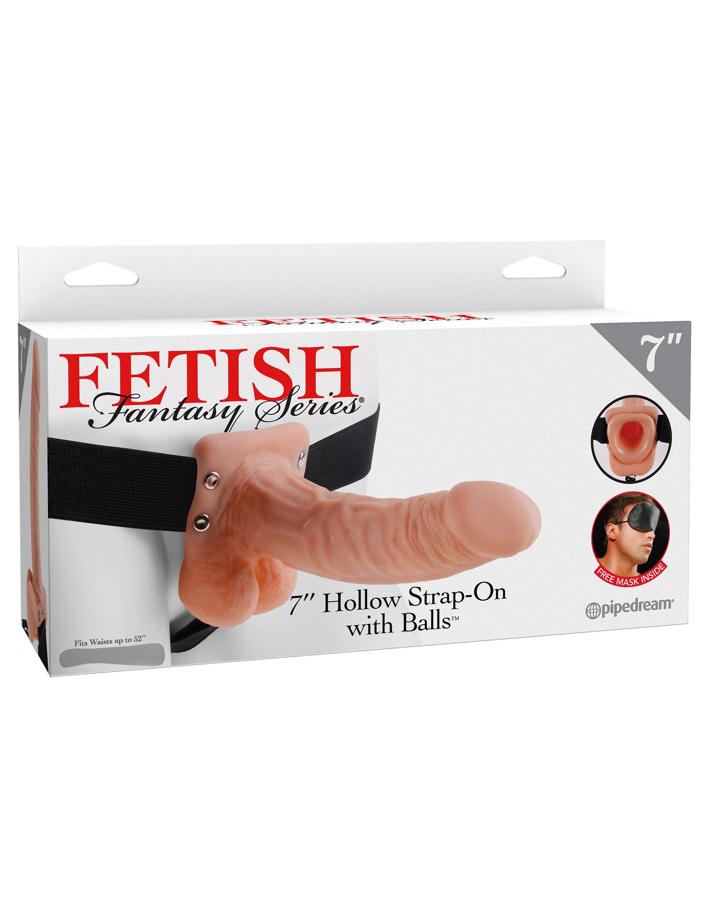 Arnés Strap-On Hueco con Testículos 7” Fetish Fantasy – Pipedream