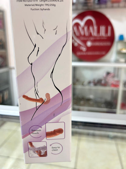 DILDO EL COMPINCHE DOBLE REALISTA FLEXIBLE – 9.2 PULGADAS