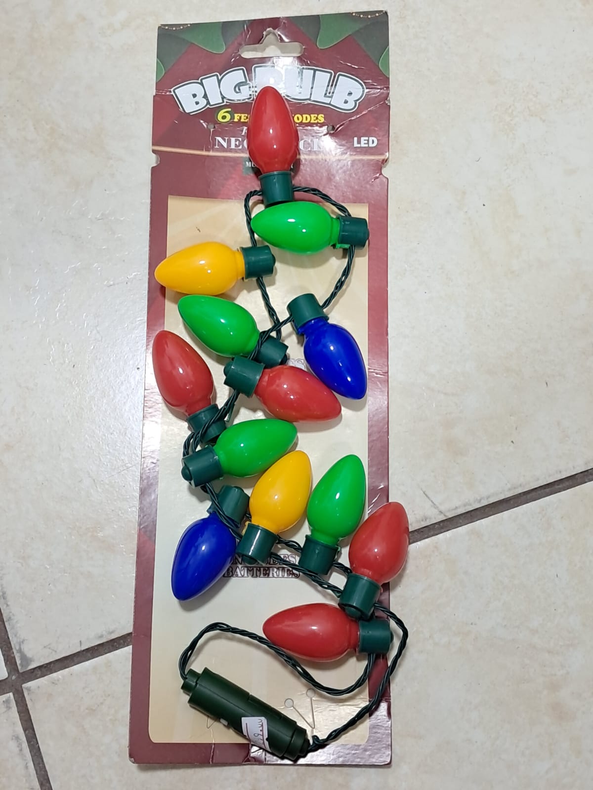 💡 SERIE DE LUCES NAVIDEÑAS BIG BULB LED