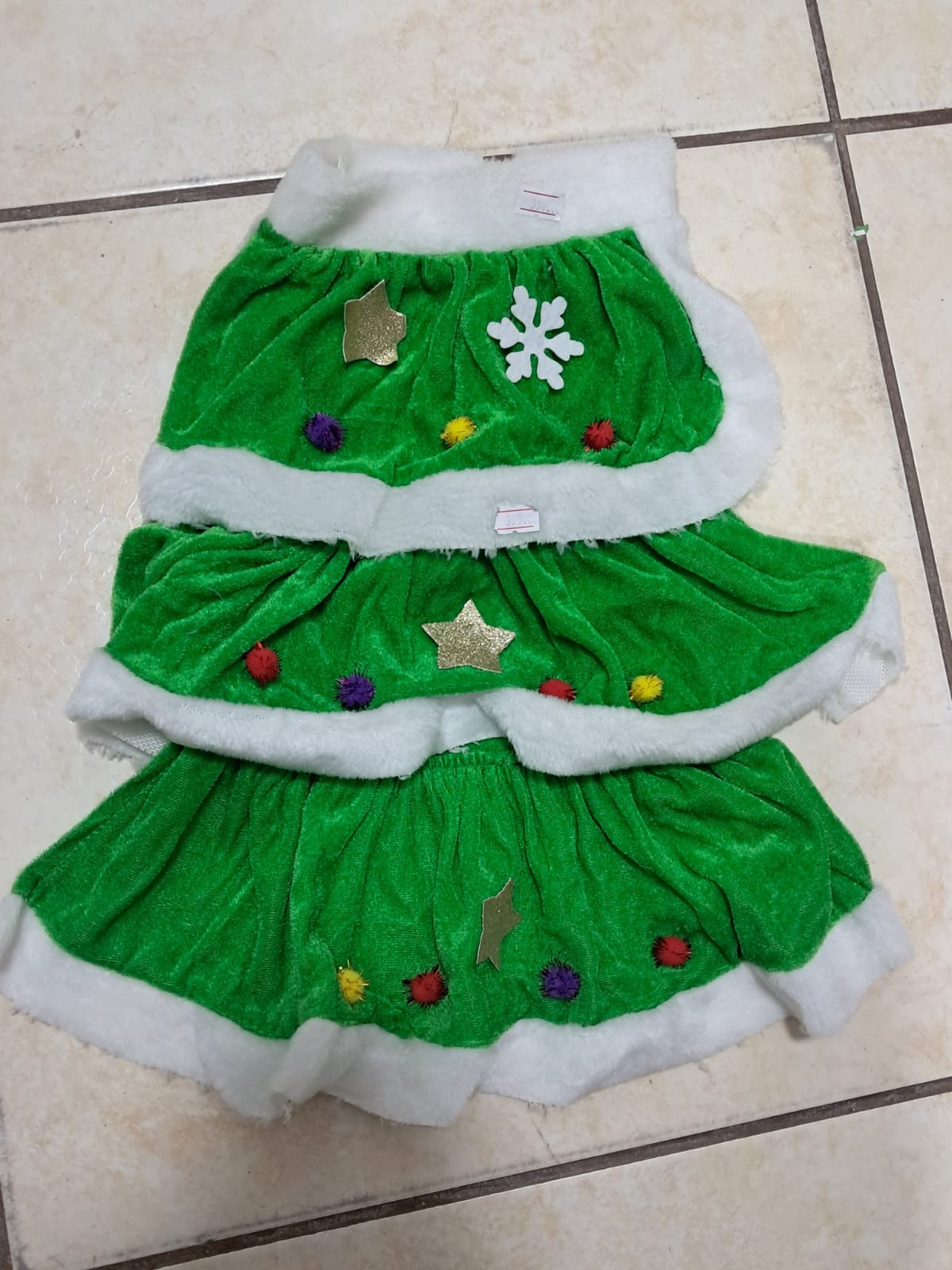🎅 PECHERA NAVIDEÑA EN FORMA DE ÁRBOL DE NAVIDAD XL