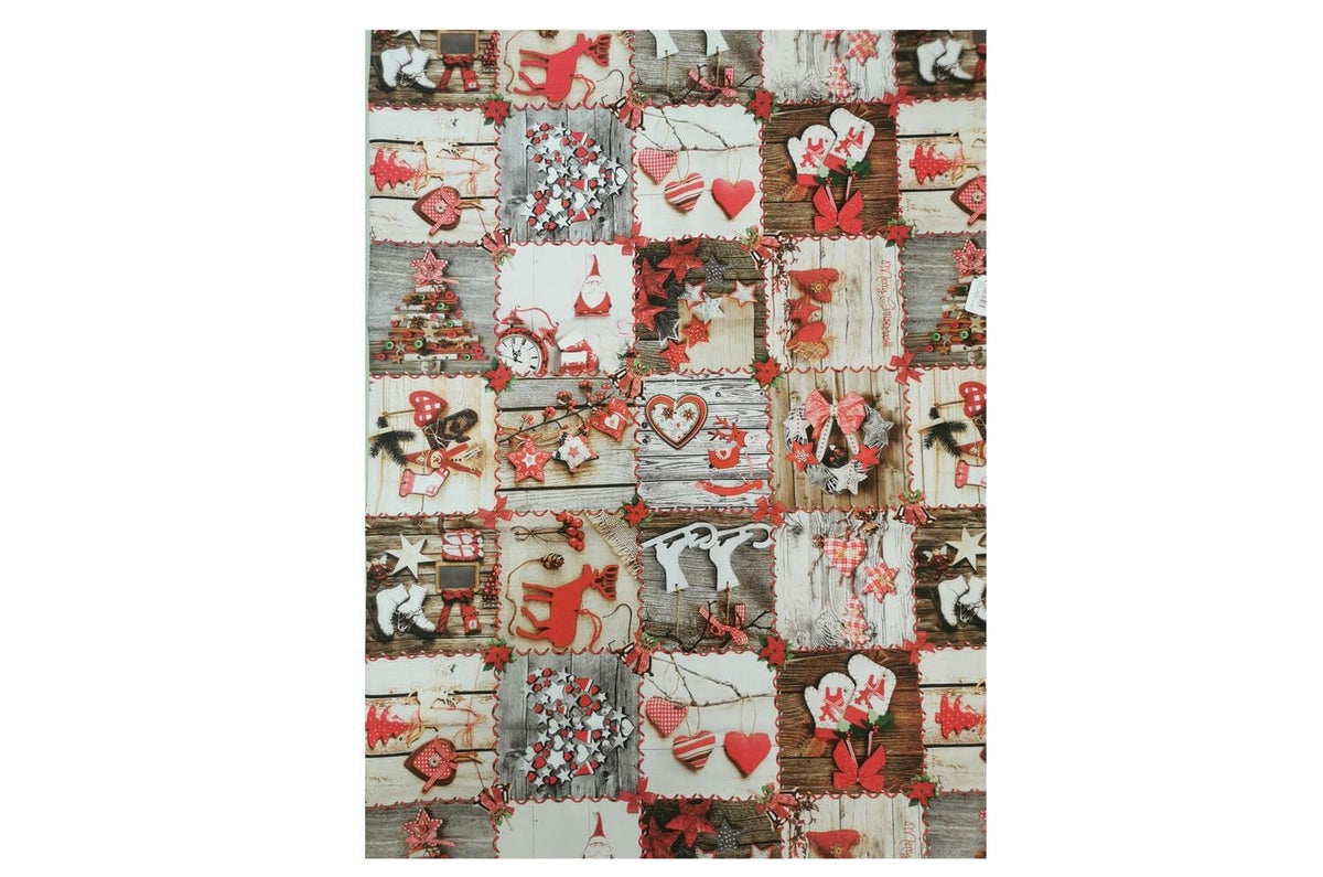 ❤️ MANTEL NAVIDEÑO PATCHWORK – CHRISTMAS BY AMALILI