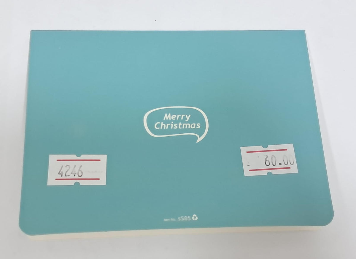 TARJETAS Y SOBRE NAVIDEÑO “MERRY CHRISTMAS”