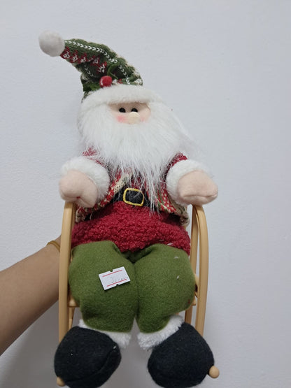 🎄 SANTA CLAUS EN SILLA MECEDORA