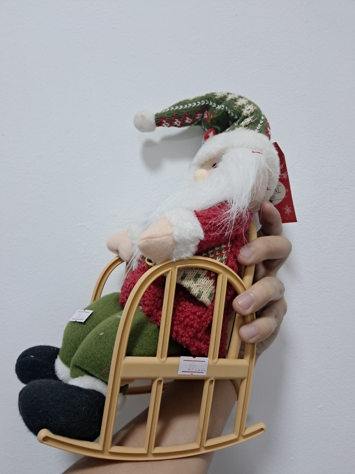 🎄 SANTA CLAUS EN SILLA MECEDORA