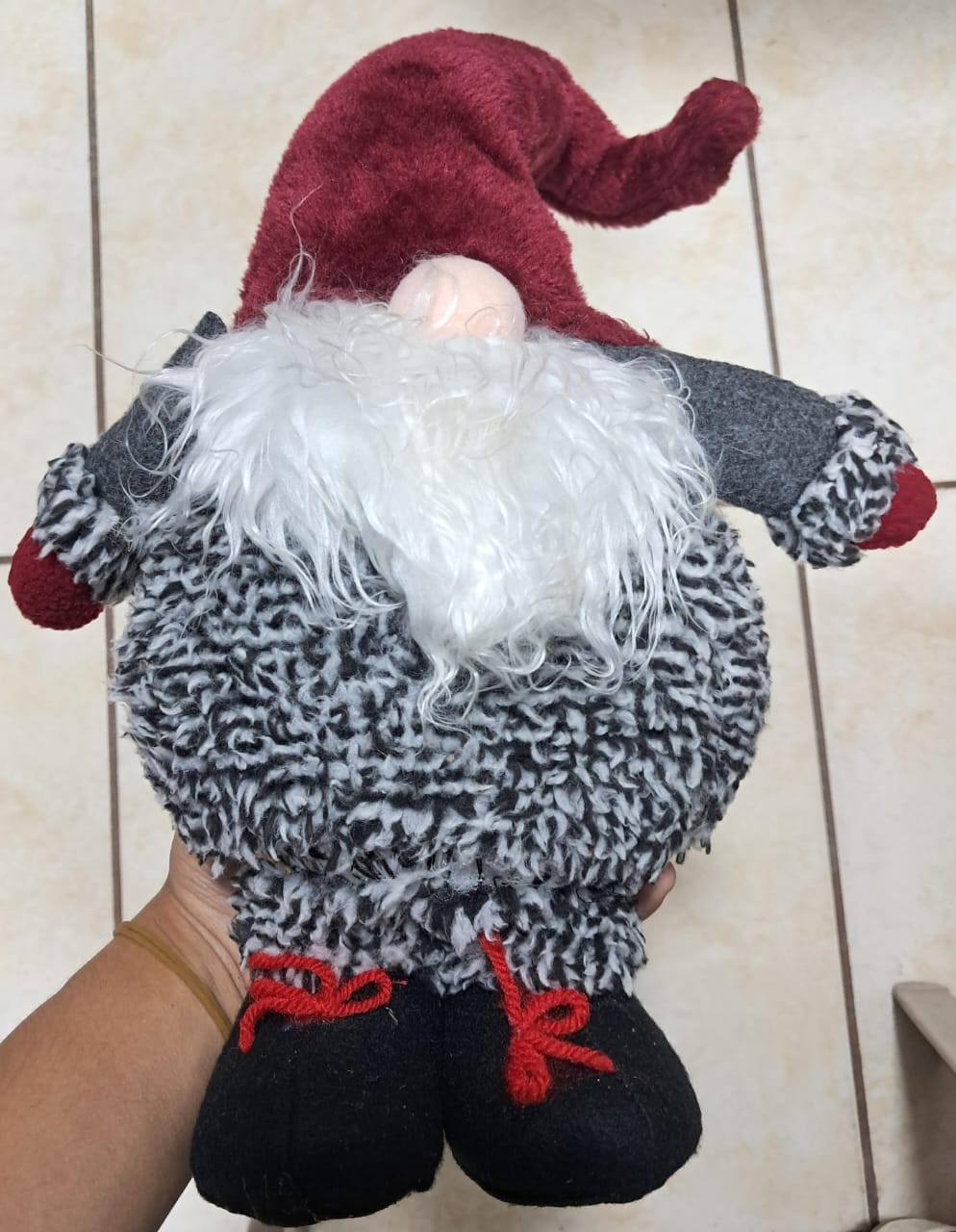 🎅 GNOMO NAVIDEÑO CON SOMBRERO ROJO Y BARBA BLANCA