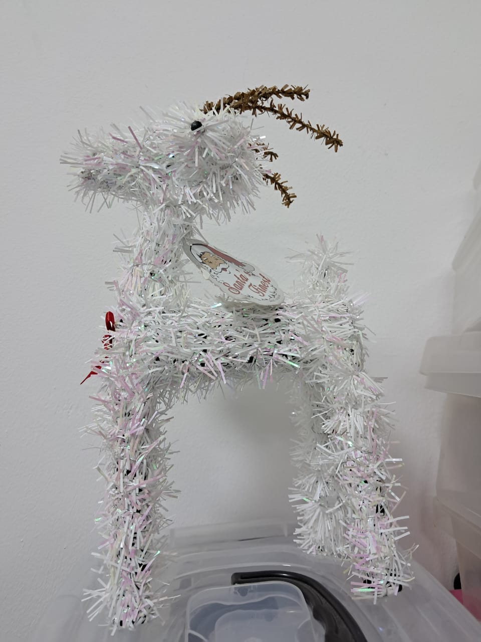 🦌 RENO DECORATIVO NAVIDEÑO CON BRILLO