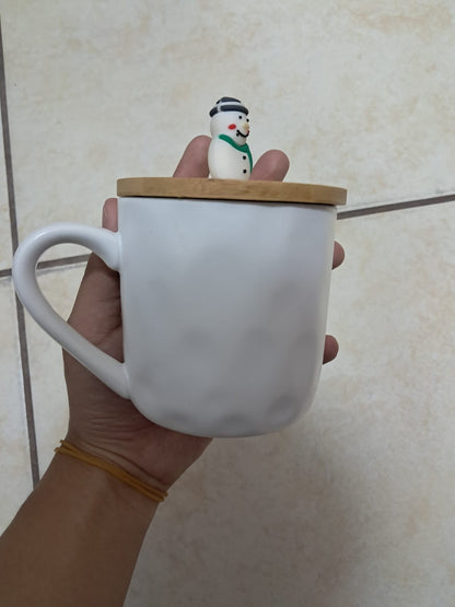 ☕ TAZAS NAVIDEÑAS PREMIUM CON TAPA