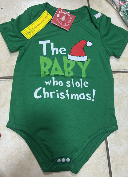 🎅 MAMELUCOS NAVIDEÑOS “THE BABY WHO STOLE CHRISTMAS” – AMALILI 18-24 MESES