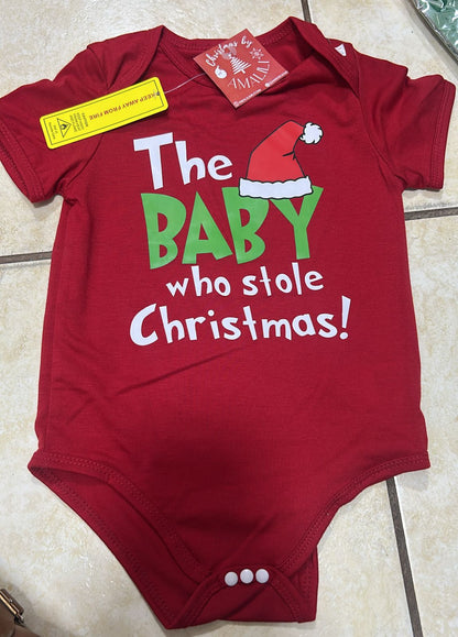 🎅 MAMELUCOS NAVIDEÑOS “THE BABY WHO STOLE CHRISTMAS” – AMALILI 18-24 MESES