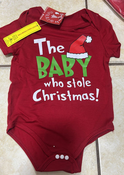 🎄 MAMELUCOS NAVIDEÑOS PARA BEBÉ SURTIDO – DISNEY Y THE BABY WHO STOLE CHRISTMAS 9-12 MESES