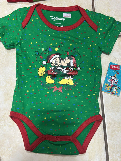 🎄 MAMELUCOS NAVIDEÑOS PARA BEBÉ SURTIDO – DISNEY Y THE BABY WHO STOLE CHRISTMAS 9-12 MESES