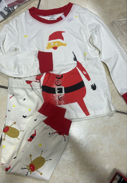 🎁 PIJAMA NAVIDEÑA INFANTIL SANTA Y RENO – 3 AÑOS