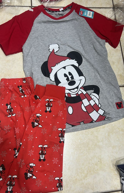 ❤️🖤 PIJAMA DISNEY MICKEY NAVIDEÑO – TALLA M
