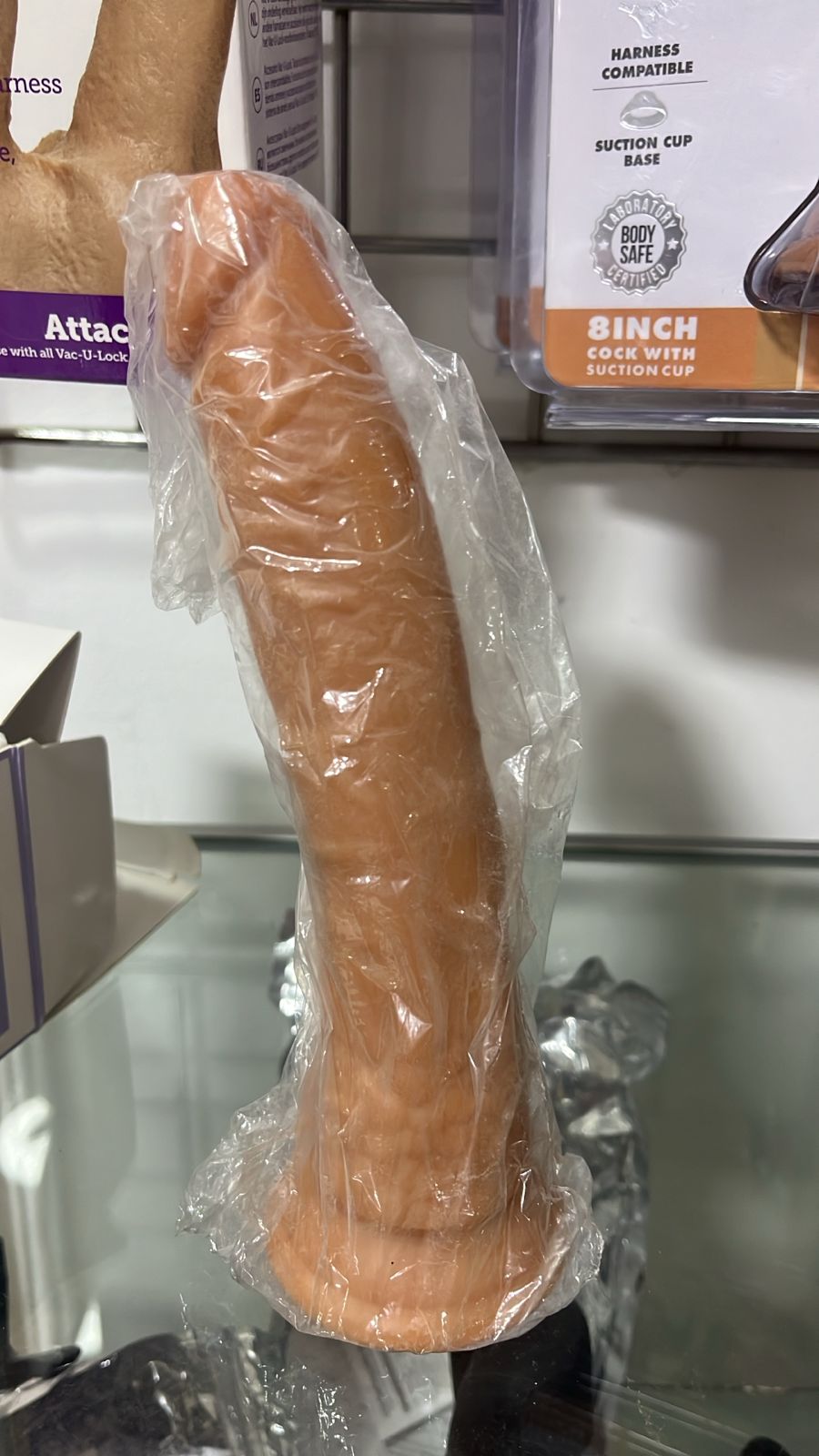 DILDO REALISTA CON BASE – 21 CM DE PLACER 🍑🍆