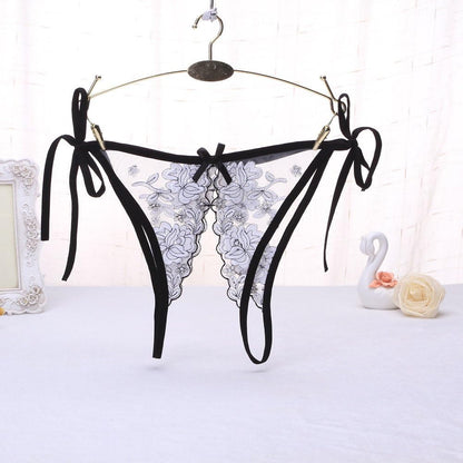 PANTY TRANSPARENTE ABIERTO UNITALLA
