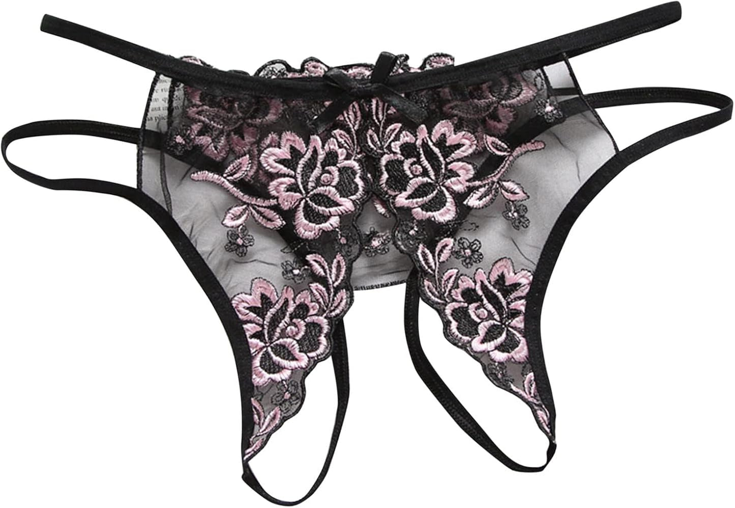PANTY TRANSPARENTE ABIERTO UNITALLA