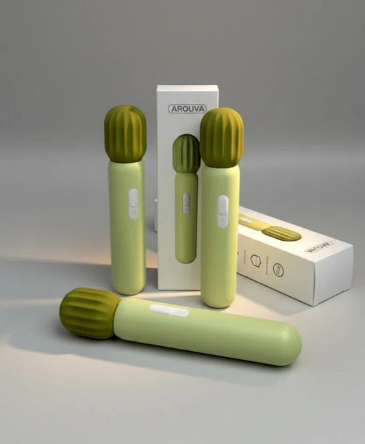 Vibrador tipo varita recargable con estimulación potente para clítoris y múltiples vibraciones