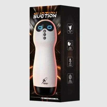 Masturbador masculino automático con succión y vibración canal realista recargable USB