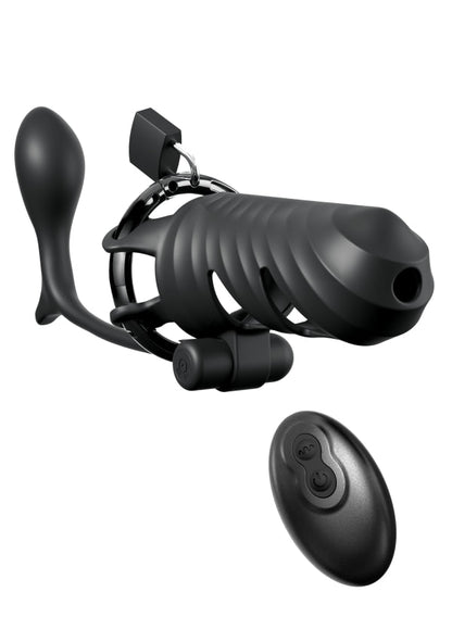 Fantasy C-Ringz – Cock Blocker Vibrador con Control Remoto y Plug Anal | Pipedream