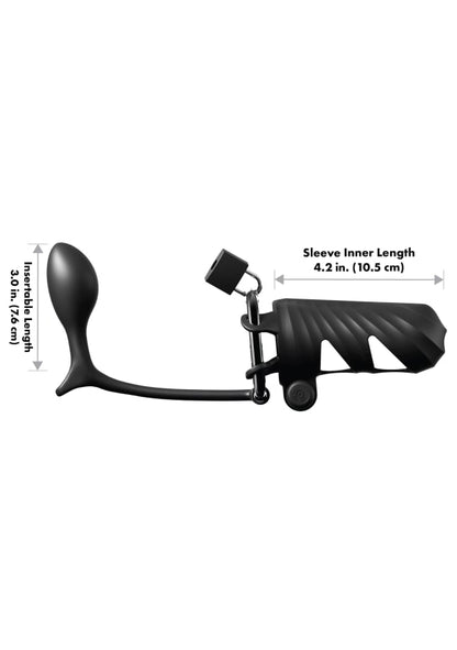 Fantasy C-Ringz – Cock Blocker Vibrador con Control Remoto y Plug Anal | Pipedream