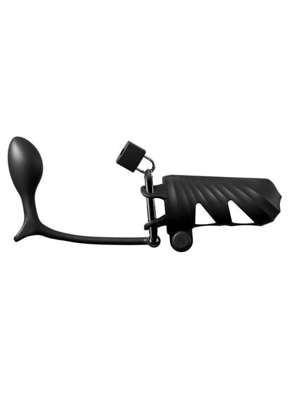 Fantasy C-Ringz – Cock Blocker Vibrador con Control Remoto y Plug Anal | Pipedream
