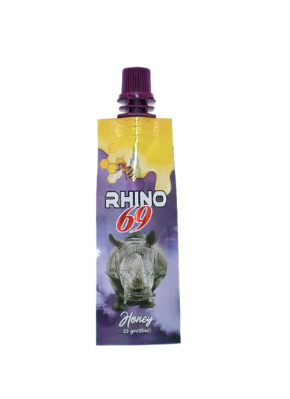 Potenciador masculino Rhino 69 honey sachet 15 ml sobre