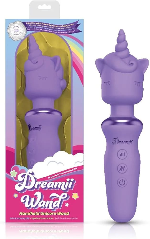 Vibrador dreamii wand handheld unicornio wand recargable