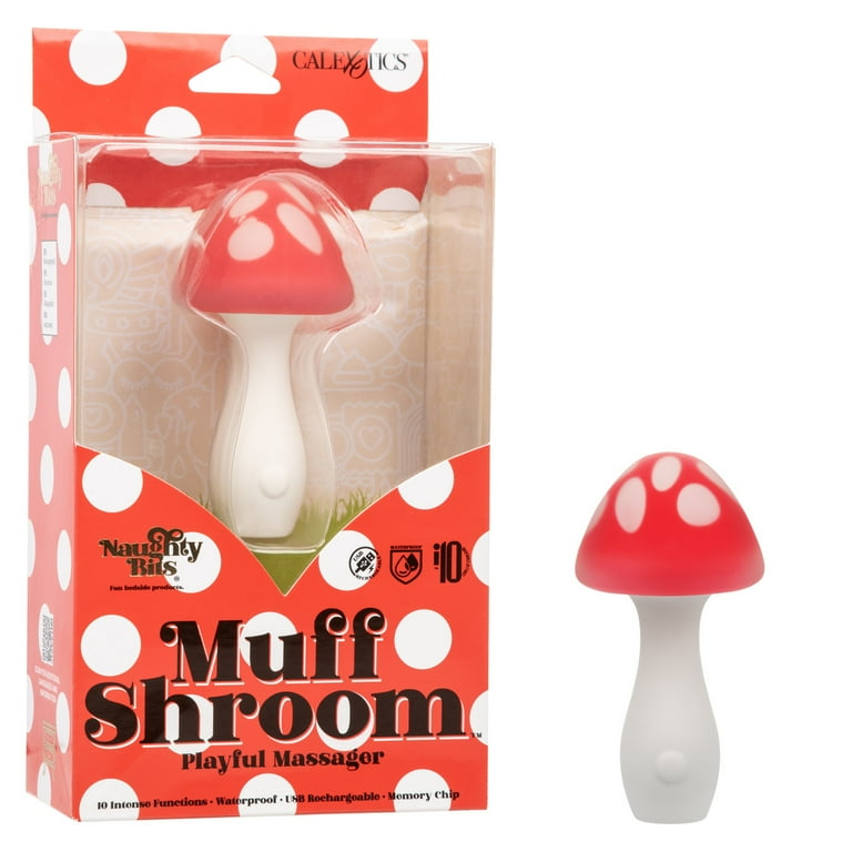 Vibrador recargable honguito Muff Shroom