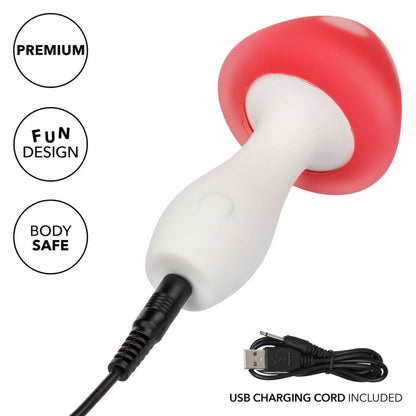 Vibrador recargable honguito Muff Shroom