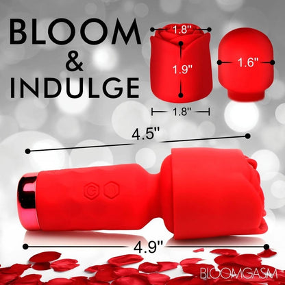 Mini masajeador vibrador de rosa Bloomgasm Rose-Petite recargable