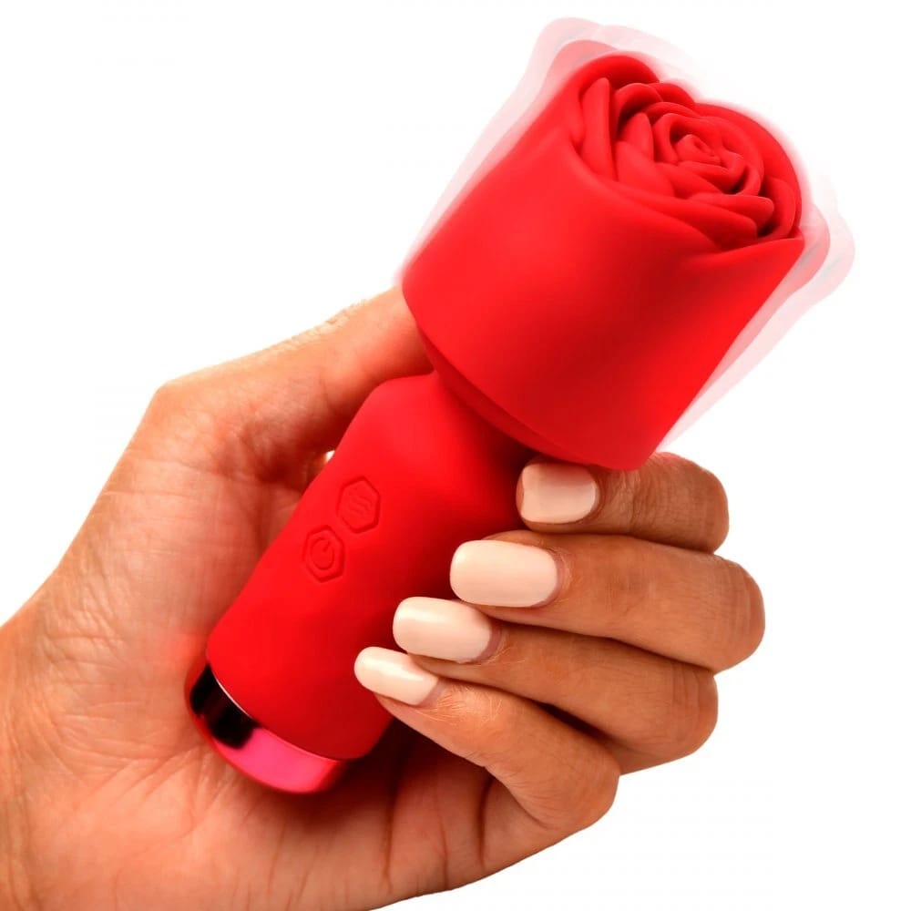 Mini masajeador vibrador de rosa Bloomgasm Rose-Petite recargable