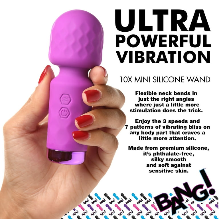 Mini microfono Wand Vibradora Bang! 10X – Compacta, Potente y Recargable