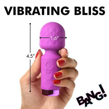 Mini microfono Wand Vibradora Bang! 10X – Compacta, Potente y Recargable