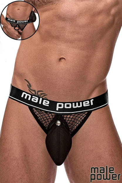 Suspensorio male power con bolsa desmontable y malla transpirable