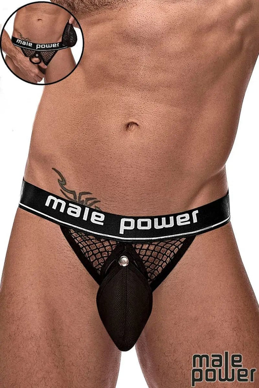Suspensorio male power con bolsa desmontable y malla transpirable