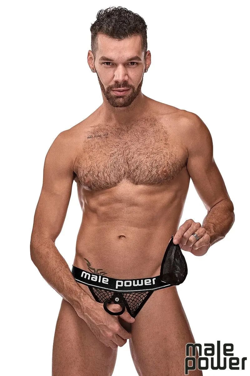 Suspensorio male power con bolsa desmontable y malla transpirable