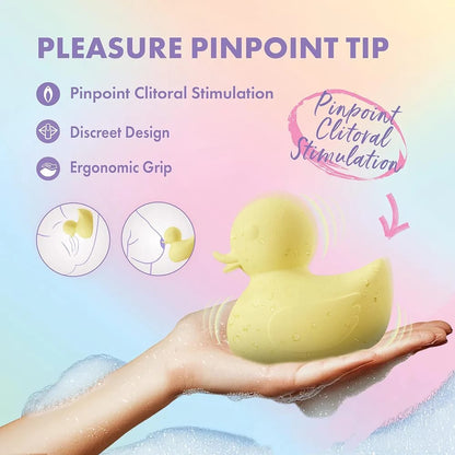 Patito vibrador estimulador de clítoris waterproof recargable