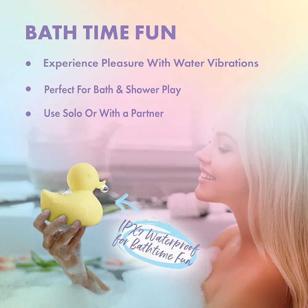 Patito vibrador estimulador de clítoris waterproof recargable