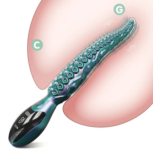 Octupus –Vibrador Premium de Silicona Recargable con Carga Magnética