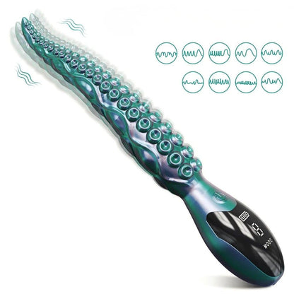 Octupus –Vibrador Premium de Silicona Recargable con Carga Magnética