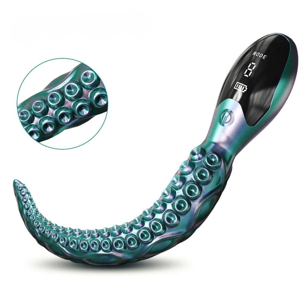 Octupus –Vibrador Premium de Silicona Recargable con Carga Magnética