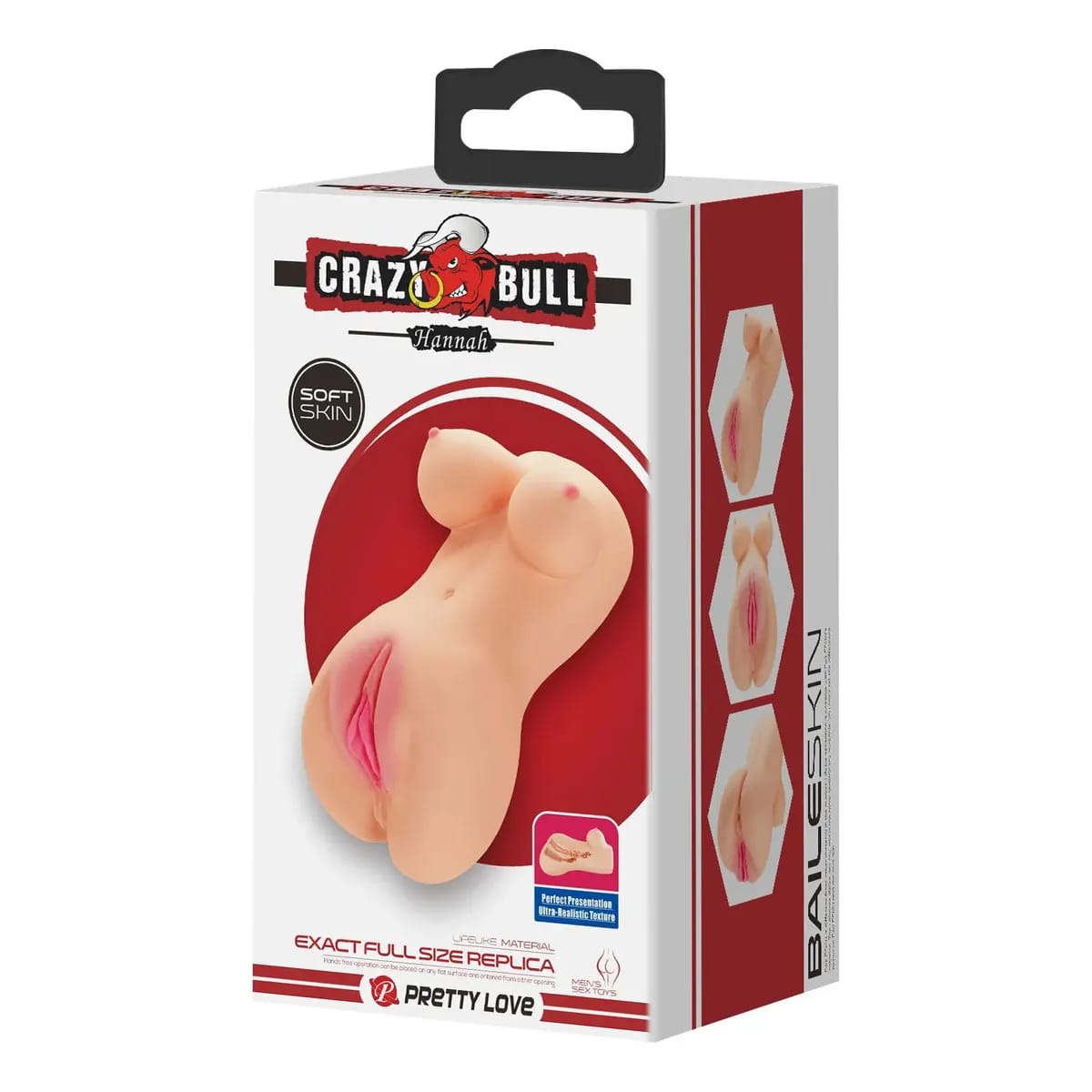 Crazy Bull Hannah – masturbador masculino doble entrada