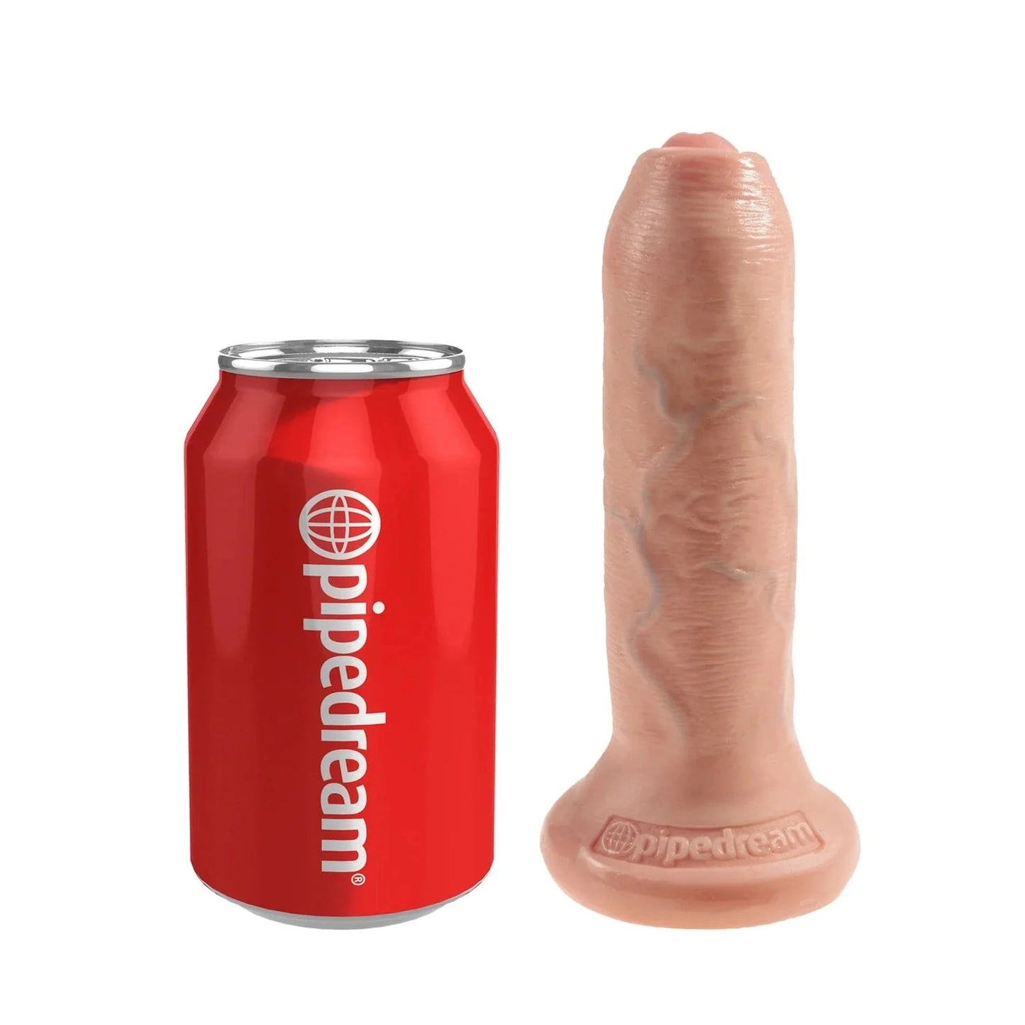 King Cock 6” con prepucio – realístico 15 cm