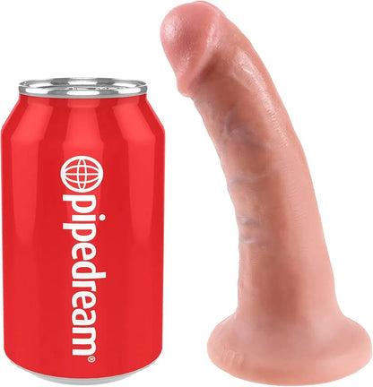 King Cock 6” Real Deal – realístico curvo con ventosa