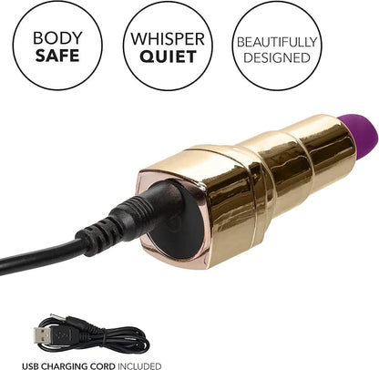 Bad Bitch Lipstick Vibrator – vibrador discreto recargable
