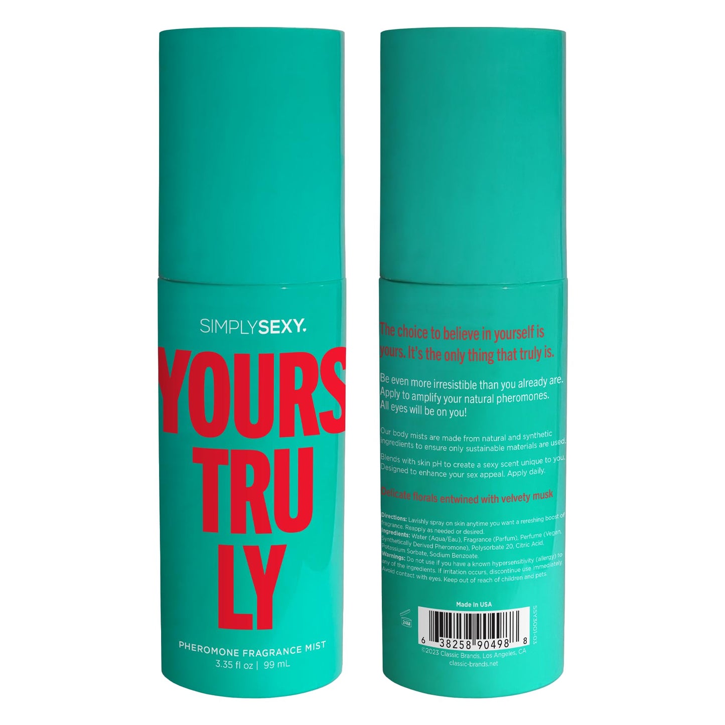 Yours Truly Feromona Fragrance Mist – Simply Sexy